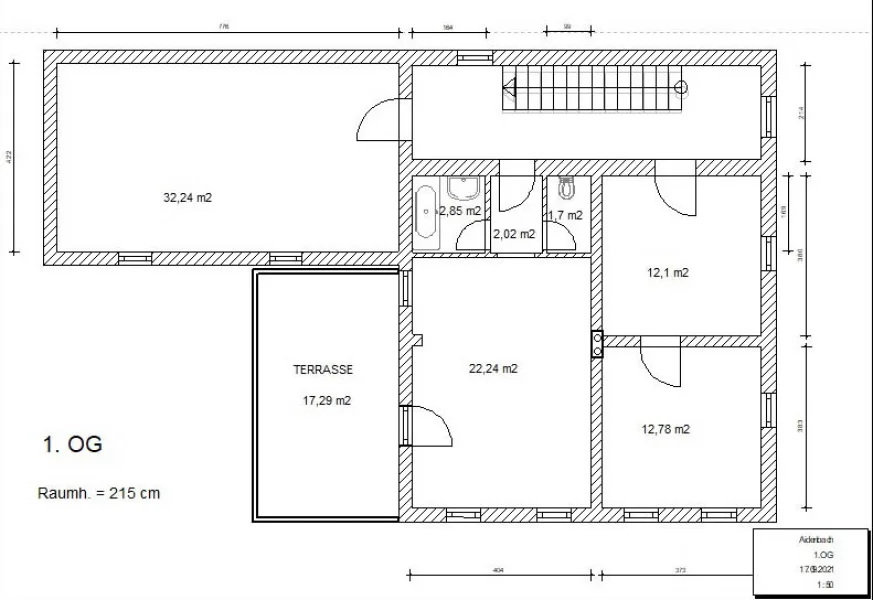 Grundriss_1 Obergeschoss