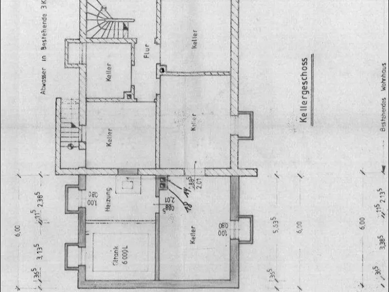 Grundriss Kellergeschoss