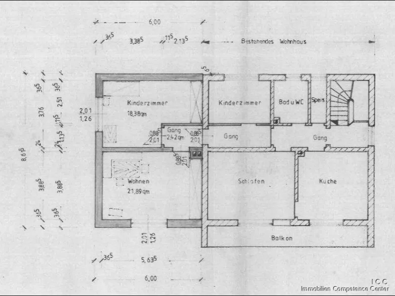 Grundriss Obergeschoss