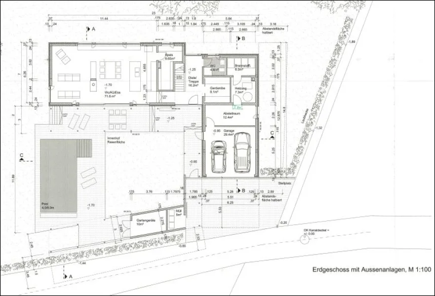 Der Grundriss des EG