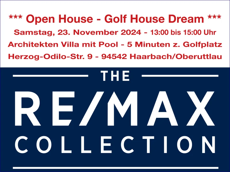 Open House - Herzog-Odilo-Str. 9 - 94542 Haarbach-Oberuttlau - Haus kaufen in Haarbach - Oberuttlau - ***   Open House Event   *** Samstag, den 23.11.2024 von 13:00 bis 15:00 Uhr!  direkt in Oberuttlau