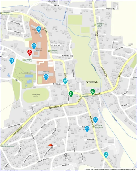 Lageplan Schöllnach