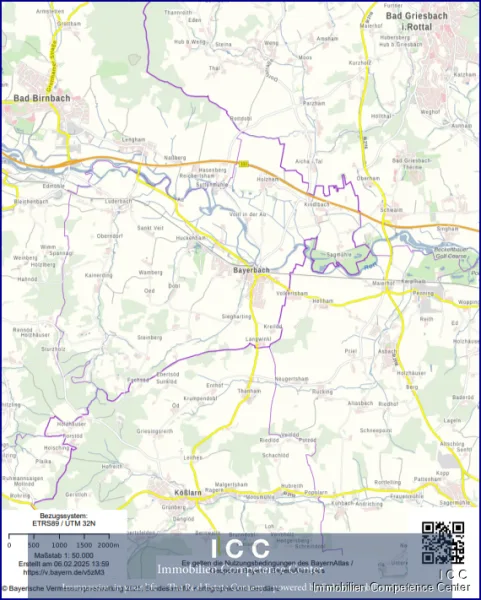 Lageplan - Bayern Viewer - Rottal_5x4