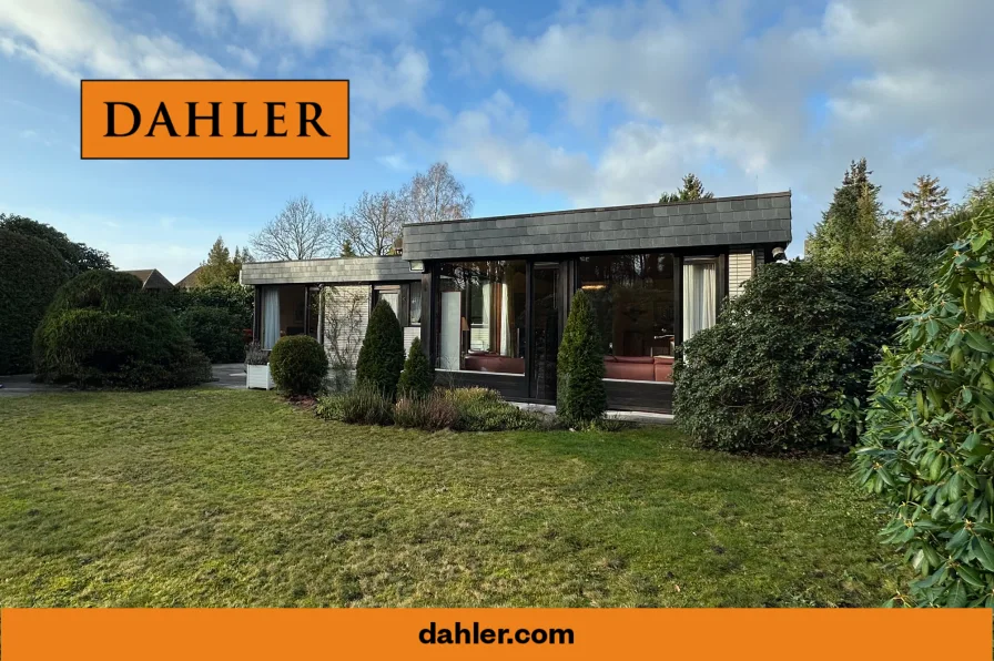 Titelbild - Haus kaufen in Henstedt-Ulzburg / Rhen - Barrierefreier Bungalow – im beliebten Rhen mit Blick in die Natur