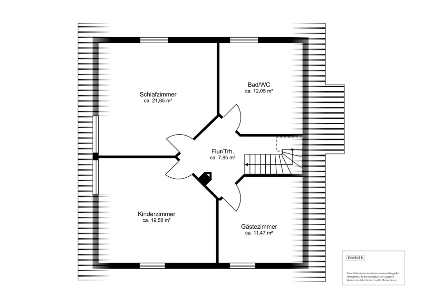 Grundriss Obergeschoss