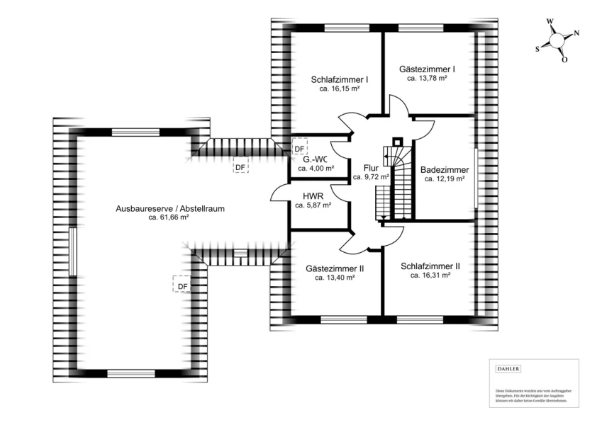 Grundriss Obergeschoss