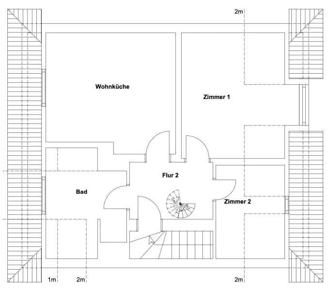 Grundriss 2. Obergeschoss