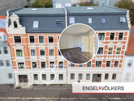 Hausansicht - Wohnung mieten in Magdeburg - Wunderschöne 3-Raumwohnung mit Balkon und Einbauküche