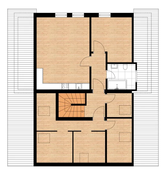 Dachgeschoss Mehrfamilienhaus