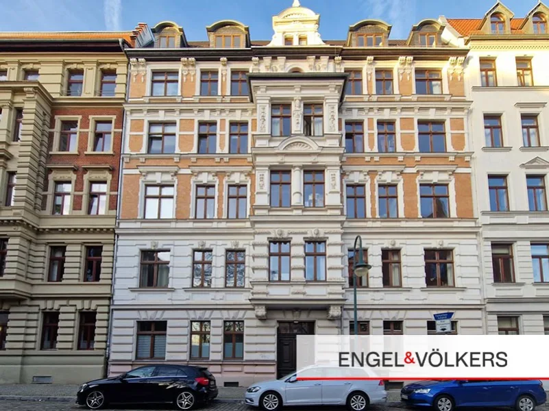  - Wohnung mieten in Magdeburg - Wunderschöne 2-Raumwohnung in Top-Lage – Stilvoll möbliert im wunderschönen Altbau