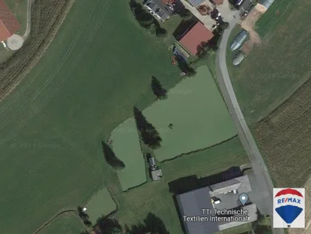 Foto Google Maps - Grundstück kaufen in Schauenstein / Volkmannsgrün - Exklusives Teichgrundstück mit Frischwasser