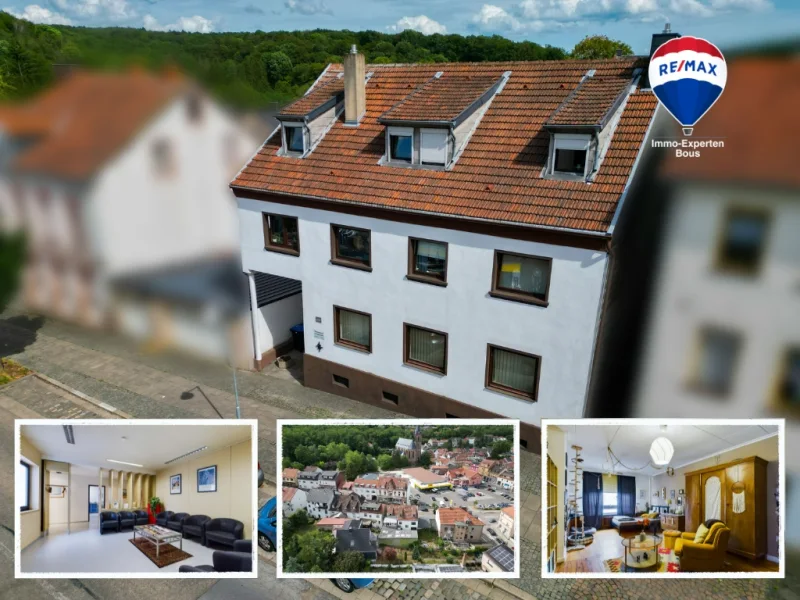  - Haus kaufen in Sulzbach/Saar - Lukratives Wohn- und Geschäftshaus in Sulzbach