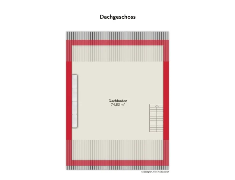 Plan linker Dachboden