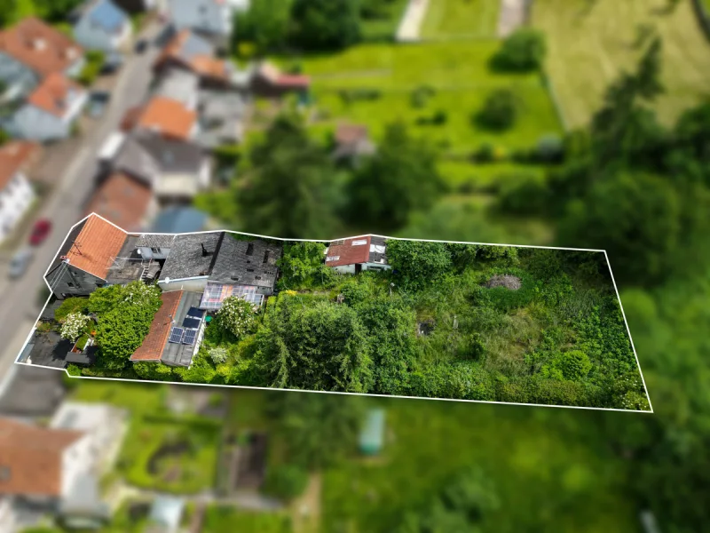 Großzügiges Grundstück mit Altbestand in Riegelsberg