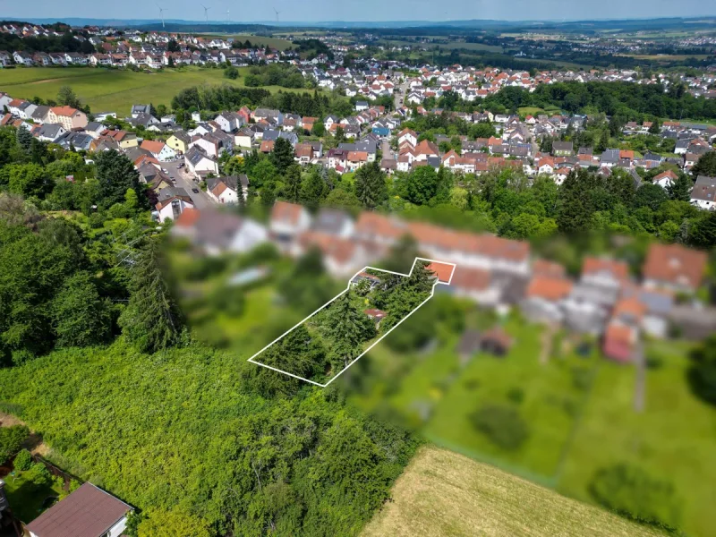 Großzügiges Grundstück mit Altbestand in Riegelsberg