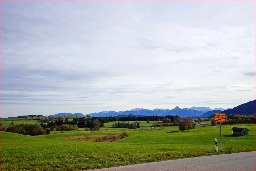 Aussicht auf den Alpenrand