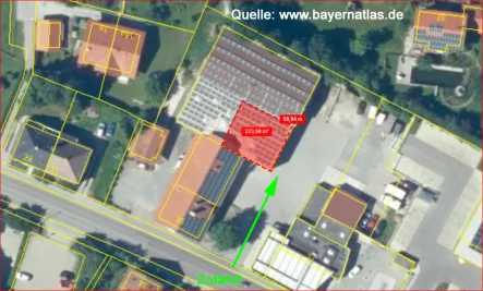 Halle OST Lageplan - Halle/Lager/Produktion mieten in Nesselwang - Halle Gewerbeflächen (Ost) in Nesselwang! Produktion-Werkstatt-Lager-Verkauf-Outlet!