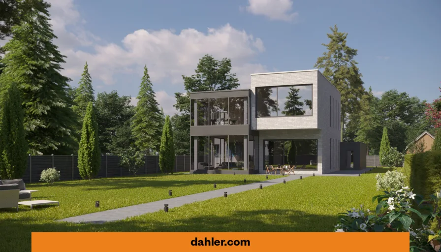 Visualisierung - Grundstück kaufen in Hoppegarten - Traumhaftes Baugrundstück im Grünen mit Wasserblick