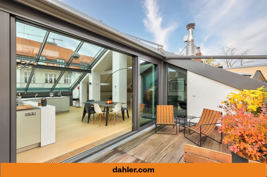  - Wohnung kaufen in Berlin / Steglitz - Design-Penthouse für höchste Ansprüche mit 4 Meter hohen Decken