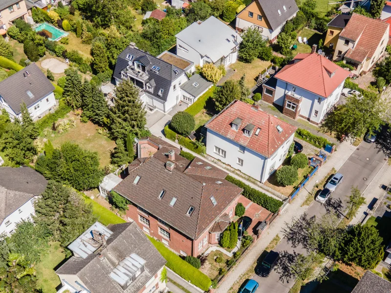 Blick zur ruhigen Nachbarschaft