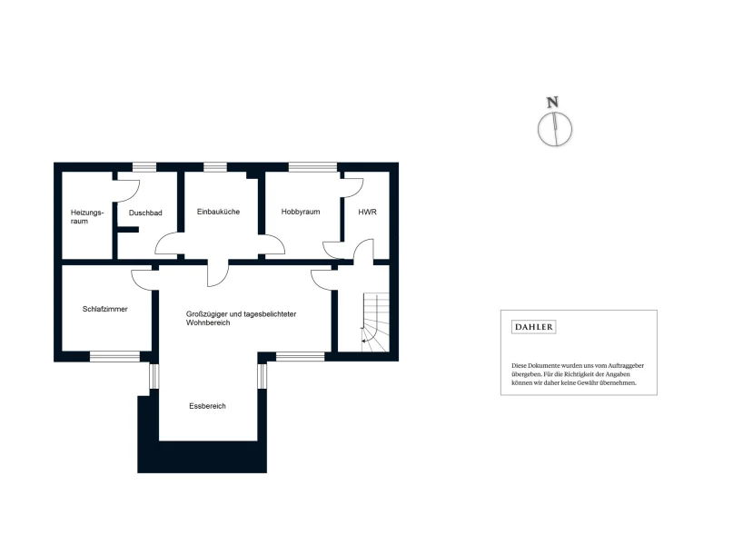 Grundriss Souterrain