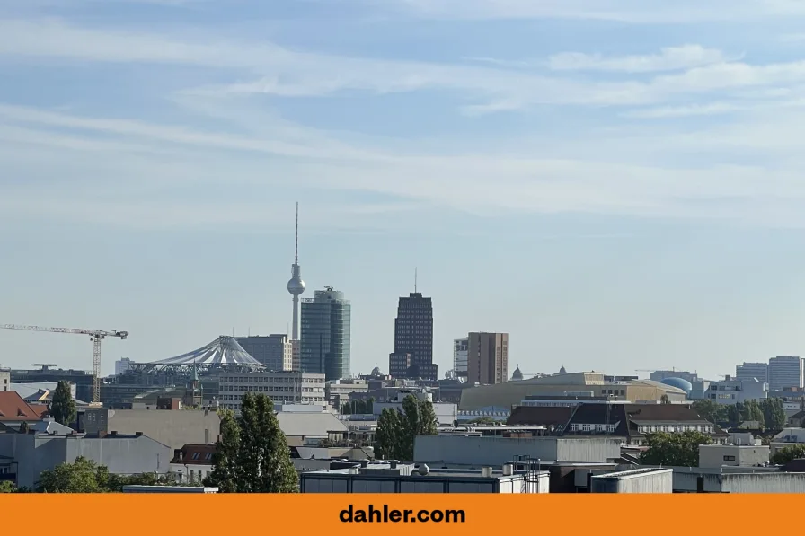Weitblick von der Terrasse  - Wohnung kaufen in Berlin / Schöneberg - Außergewöhnliche Penthousewohnung mit Weitblick über Berlin