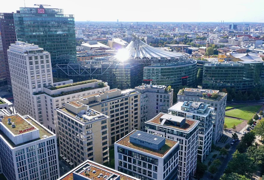 Blick zum Beisheim und Sony Center