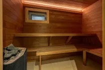 Sauna im Untergeschoss 