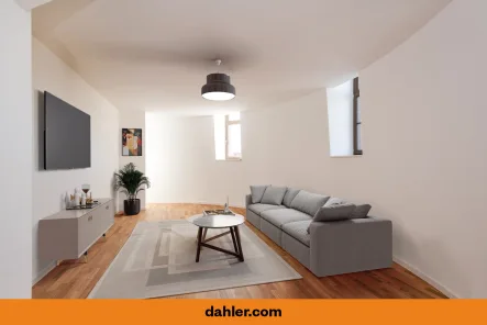 Visualisierung Wohnbereich - Wohnung mieten in Berlin / Altglienicke - Exklusive Maisonettewohnung mit 360 Gradblick