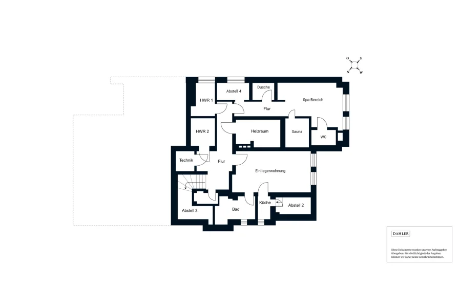 Grundriss Souterrain