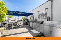 Dachterrasse mit Außenküche