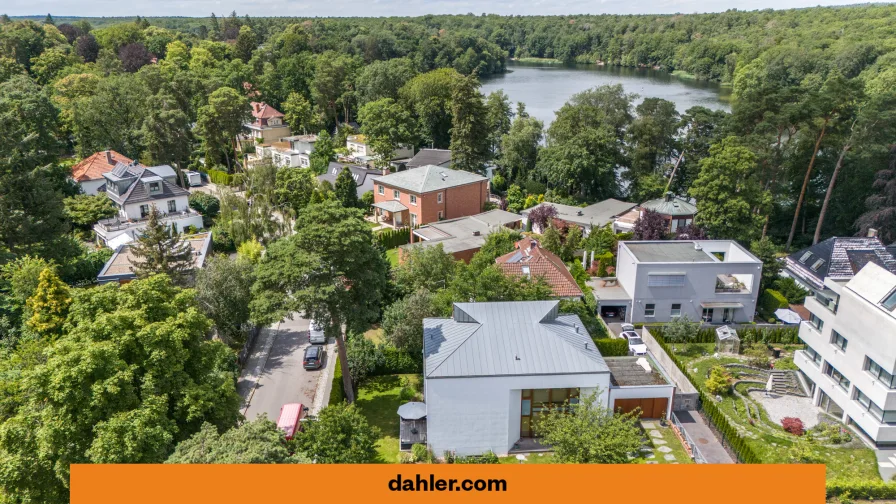 Schlachtensee - Haus kaufen in Berlin / Schlachtensee - Niedrigenergie Designvilla in unmittelbarer Nähe zum Schlachtensee