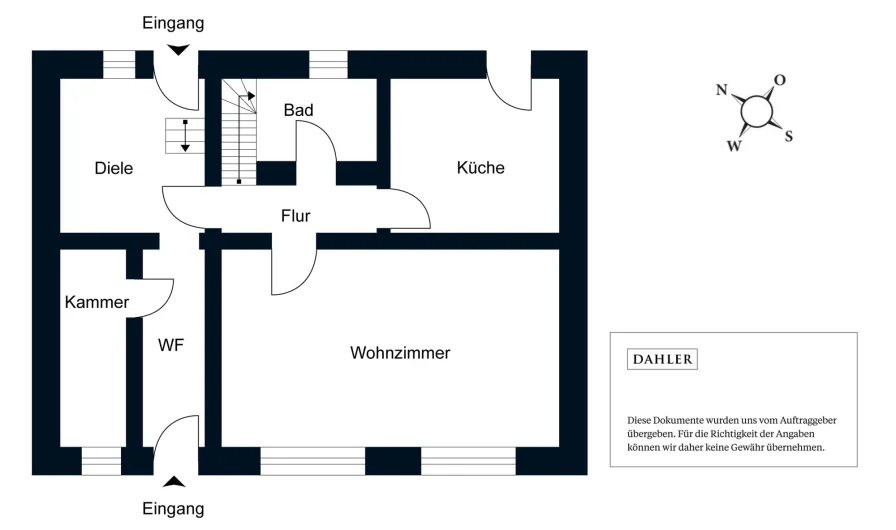 Erdgeschoss Haus 1