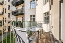 Balkon mit Westausrichtung