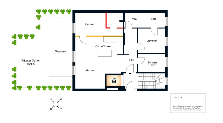 Grundriss-Variante: Zusätzliches Zimmer