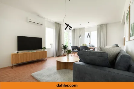 Staging Wohnbereich - Wohnung mieten in Berlin / Lichterfelde - Gemütliches 1-Zimmerapartment in der Villenkolonie Lichterfelde