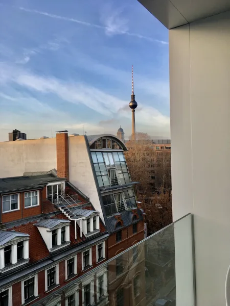 Blick zum Fernsehturm