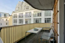 Balkon mit West-Ausrichtung