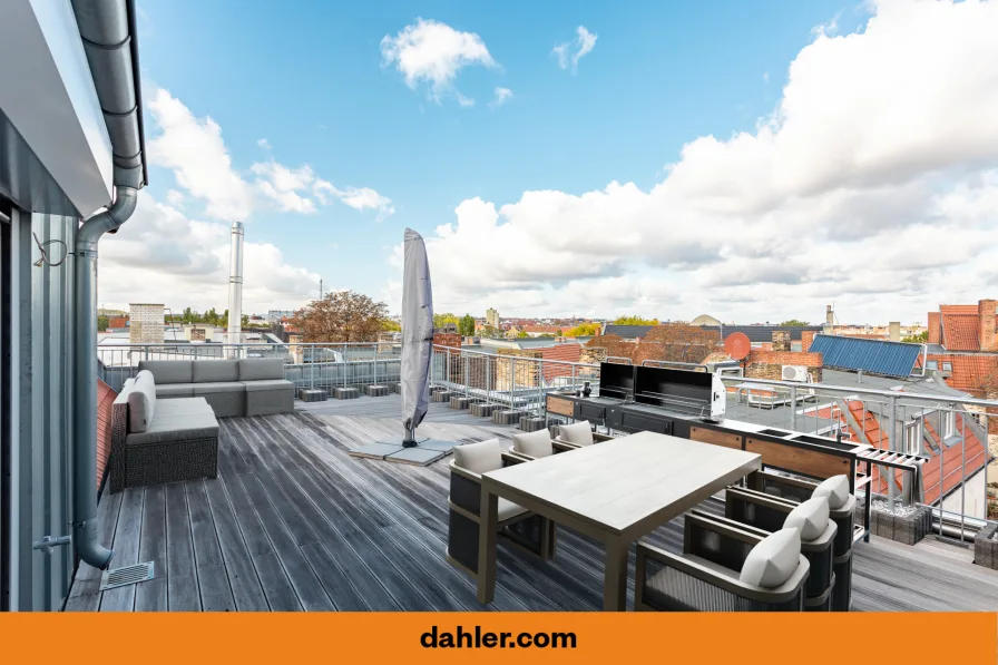 Dachterrasse - Wohnung kaufen in Berlin / Charlottenburg - Exklusive Dachgeschosswohnung mit großer Dachterrasse