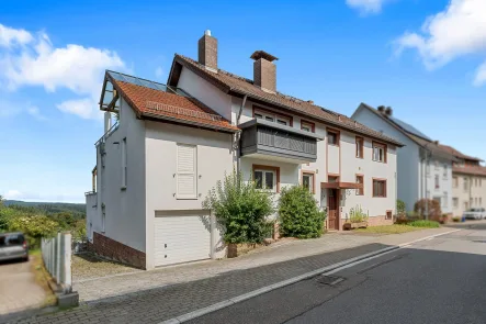 Straßenanicht - Haus kaufen in Gaiberg - Ruhe, Natur und Platz für die ganze Familie