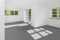 Die Küche / Bodenbelag visualisiert