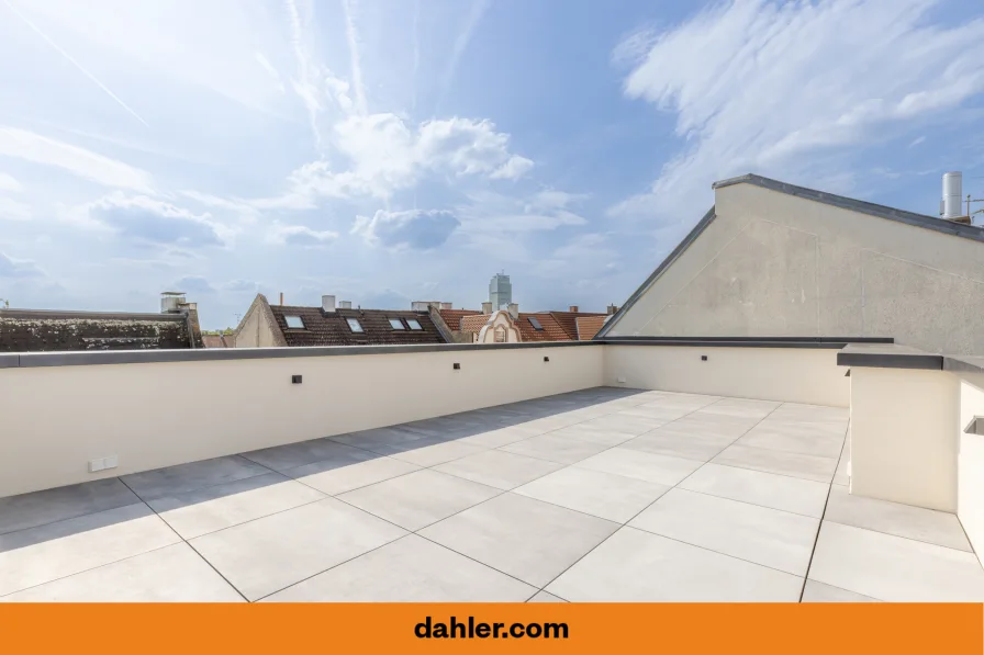 Atemberaubende Dachterrasse - Wohnung kaufen in Offenbach am Main - Krafft1 - Einzigartige Penthousewohnung mit atemberaubender Dachterrasse