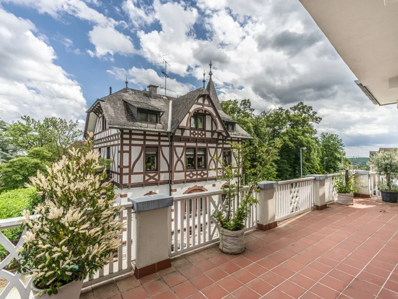 Herrliche Ausblicke vom Balkon