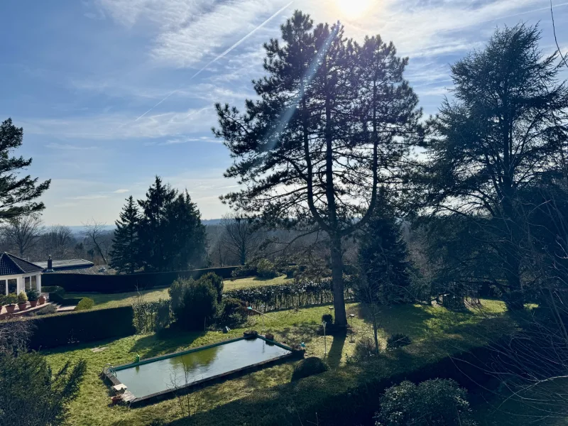 Ausblick vom Balkon