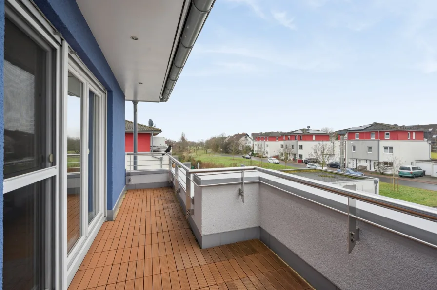 Dachterrasse über die gesamte Hausbreite