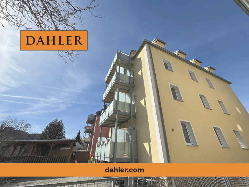 Außenansicht - Wohnung kaufen in Augsburg - Renovierte 2,5-Zimmer Wohnung in Augsburg/Oberhausen