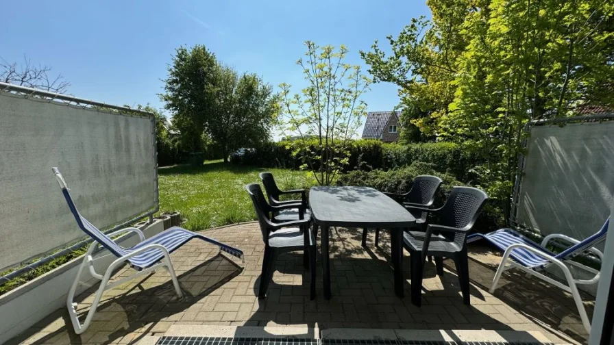 Terrasse mit Blick ins Grüne