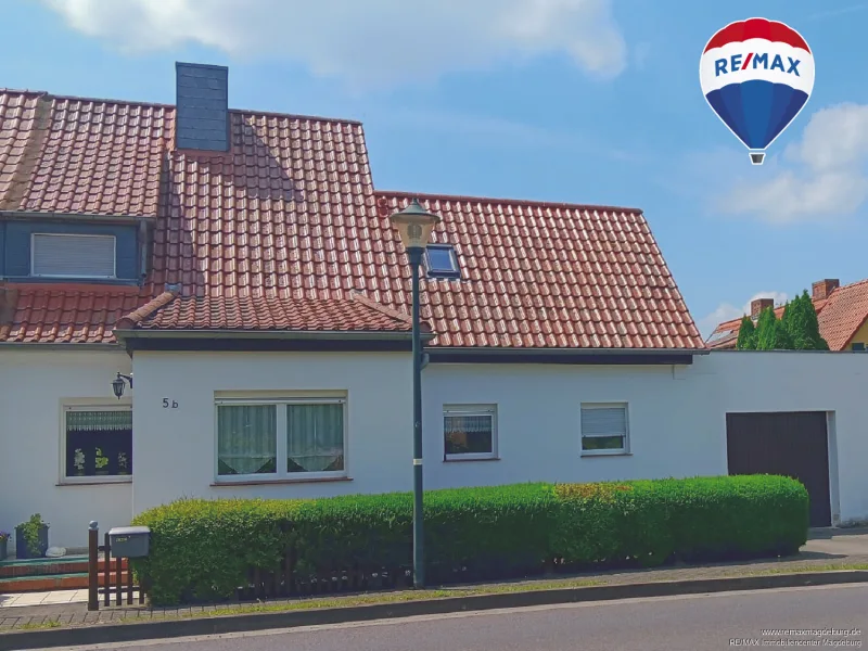 Titelbild - Haus kaufen in Brumby - Gemütliche Doppelhaushälfte mit Wintergarten und kleiner Dachterrasse!