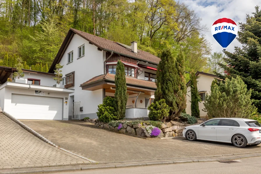 Außen - Haus kaufen in Küssaberg - Einfamilienhaus mit Einliegerwohnung in Kadelburg