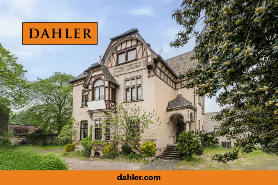 Hausansicht - Haus kaufen in Viersen / Süchteln - Traumhafte Jugendstilvilla in Viersen-Süchteln